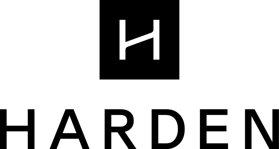 Logo Harden Vertical Noir